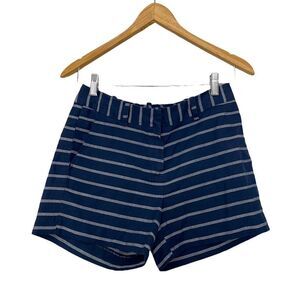 DARJONI Striped Linen Blend Summer Shorts Women's Size 2
